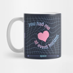 Love in Space Time Continuum Mug